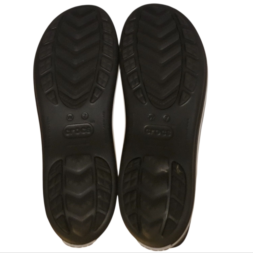 Womens CROCS JAUNT SHORTY RAINBOOTS Black Size 7 - Picture 8 of 9